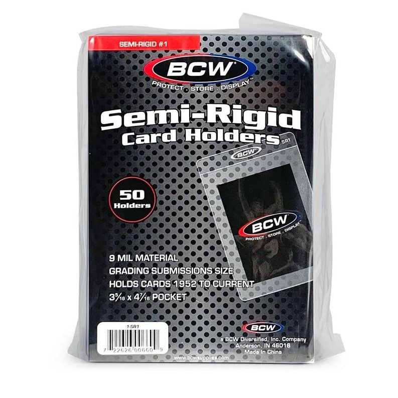 BCW Semi-Rigid Card Holder