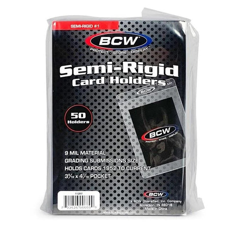BCW Semi-Rigid Card Holder