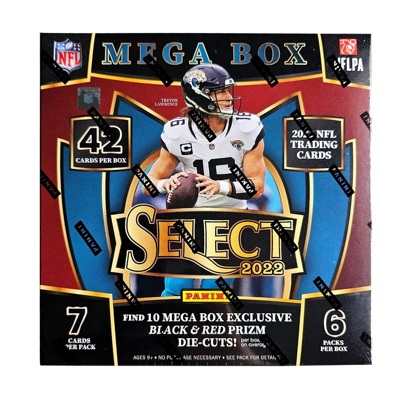2022 Panini Select NFL Football Trading Cards Mega Box (F)