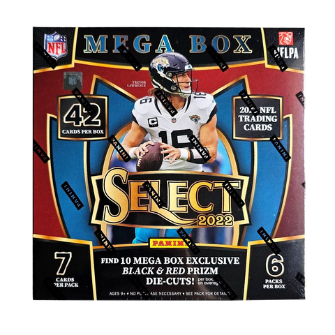 2022 Panini Select NFL Football Trading Cards Mega Box (F)