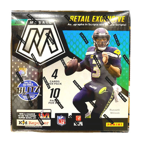 2021 Panini Mosaic NFL Football Mega Box (walmart) (F)