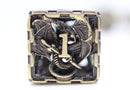 Chained Dragon: Bronze - Hollow Metal RPG Dice Set