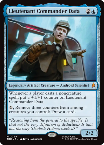 Lieutenant Commander Data [Star Trek]