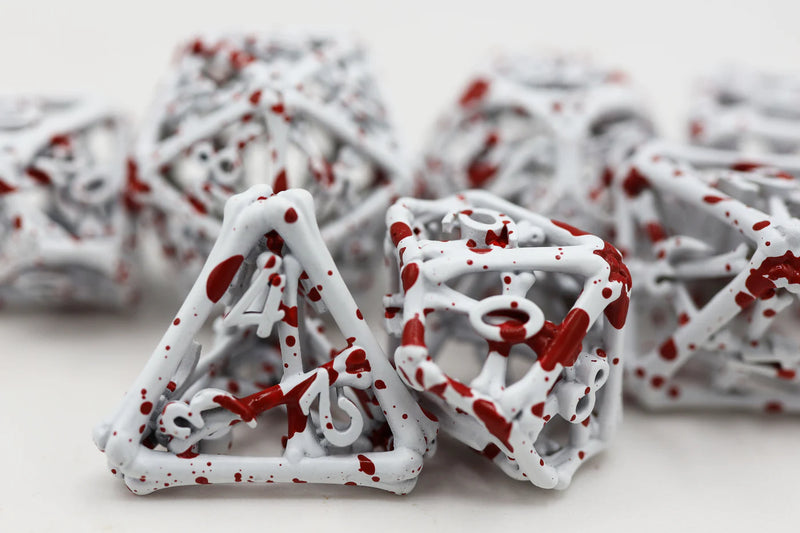 Vampire Bones Dice RPG Set Metal