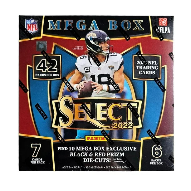 2022 Panini Select NFL Football Trading Cards Mega Box (F)