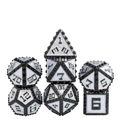 Brigandine Armor RPG Metal Dice Set