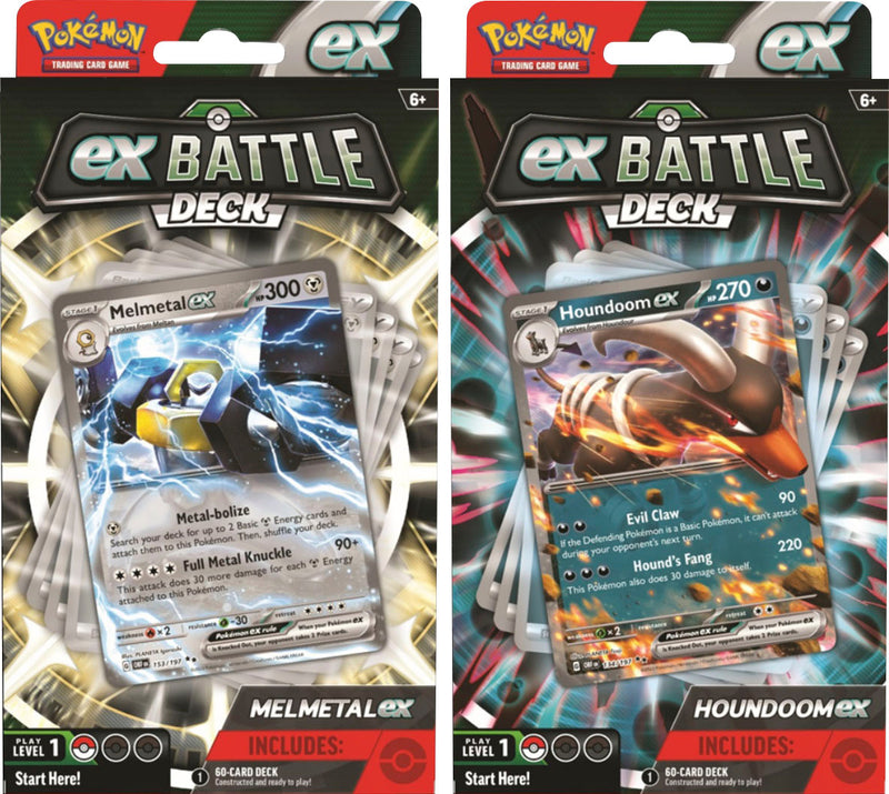 Pokémon ex Battle Deck. Houndoom ex / Melmetal ex