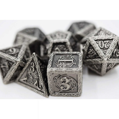 Bardic Song Vibrato RPG Metal Dice Set