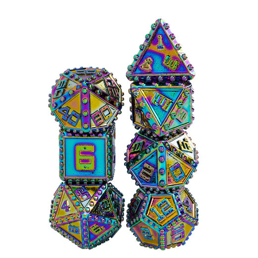 Brigandine Armor RPG Metal Dice Set