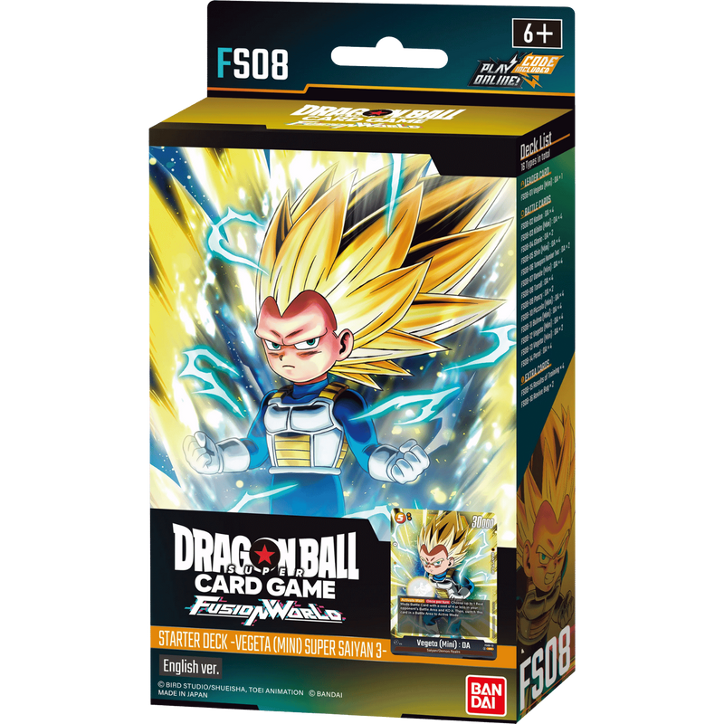 Dragon Ball Super Card Game Fusion World Starter Deck - Vegeta (Mini) Super Saiyan 3