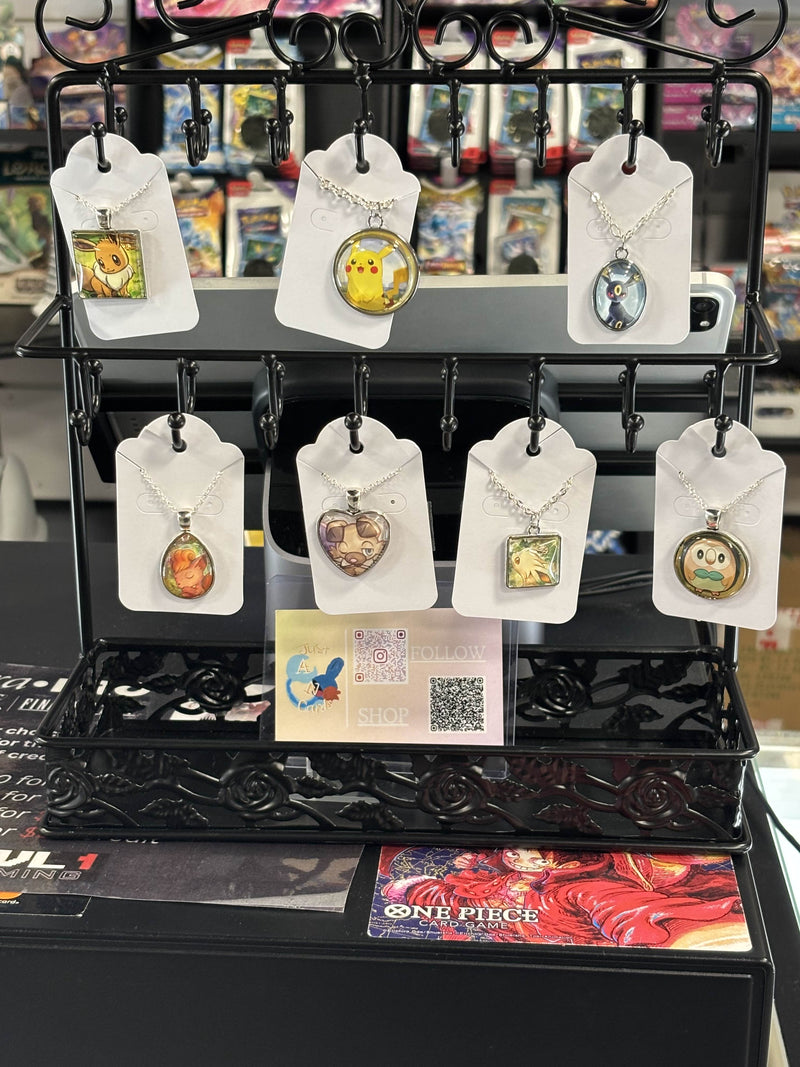 Pokemon themed jewelry by Aubrey