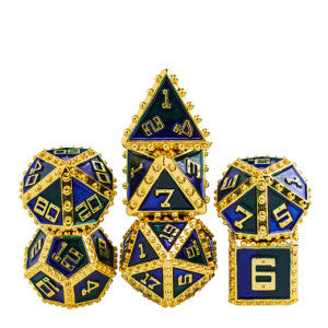 Brigandine Armor RPG Metal Dice Set