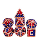 Brigandine Armor RPG Metal Dice Set