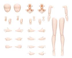 #09 Option Body Parts Arm Parts & Leg Parts (Color B) "30 Minute Sister" Bandai Hobby 30MS