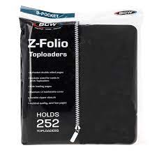 Z-Folio 9-Pocket LX Album - Toploaders - Black