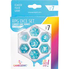 Game Genic Dice: Blueberry - Candy-like Series RPG Set (7)
