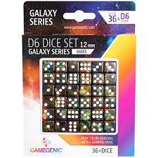 Game Genic Dice: Mars - Galaxy Series 12mm D6 Set (36)