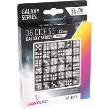 Game Genic Dice: Moon - Galaxy Series 12mm D6 Set (36)
