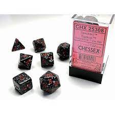 Speckled Space Polyhedral  7 - Die Set