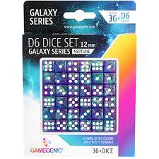 Game Genic Dice: Neptune - Galaxy Series 12mm D6 Set