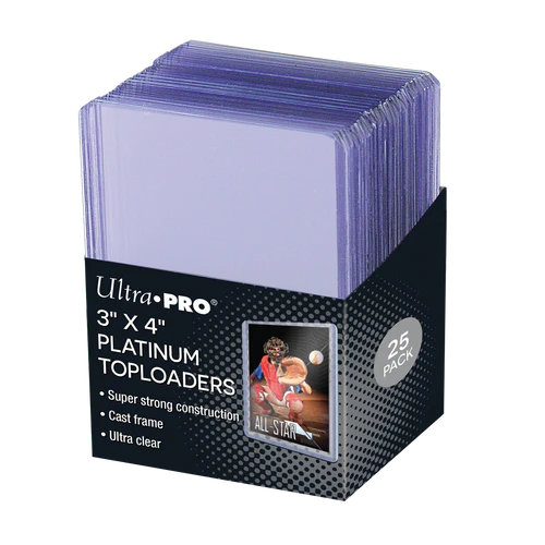 3" x 4" Ultra Clear Platinum Toploaders (25ct)