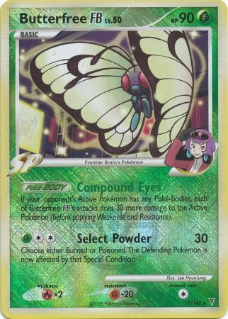 Butterfree FB LV.50 (17/147) (League Promo) [Platinum: Supreme Victors]