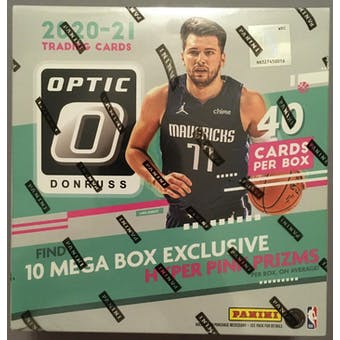 2020/21 Panini Donruss Optic Basketball Mega 40-Card Box (Hyper Pink Prizms!)