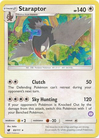 Staraptor (83/111) (Deck Exclusive