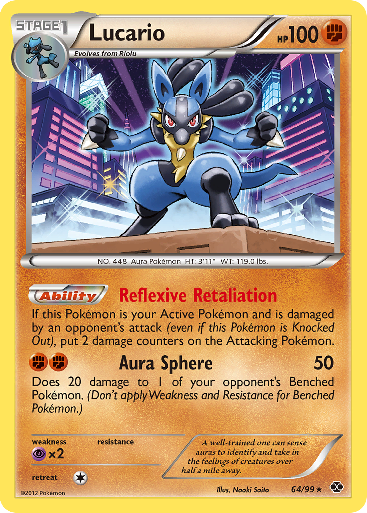 Lucario (64/99) [Black & White: Next Destinies]