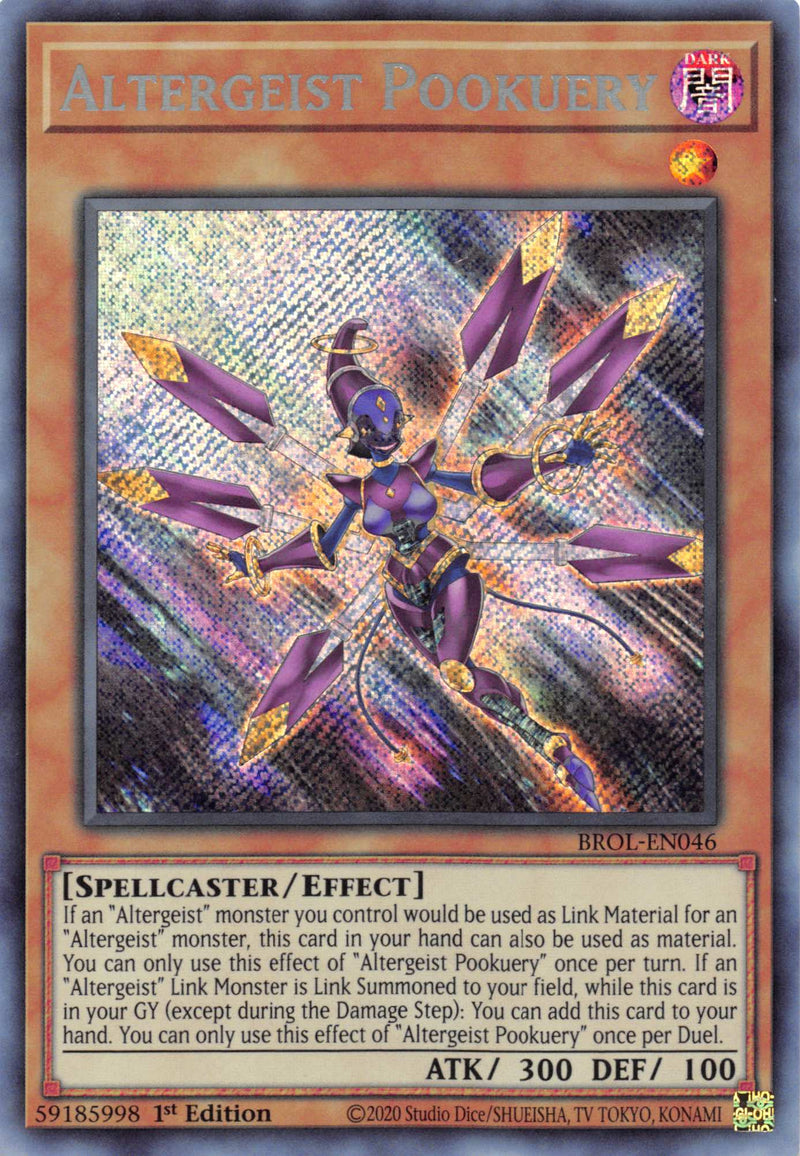 Altergeist Pookuery [BROL-EN046] Secret Rare