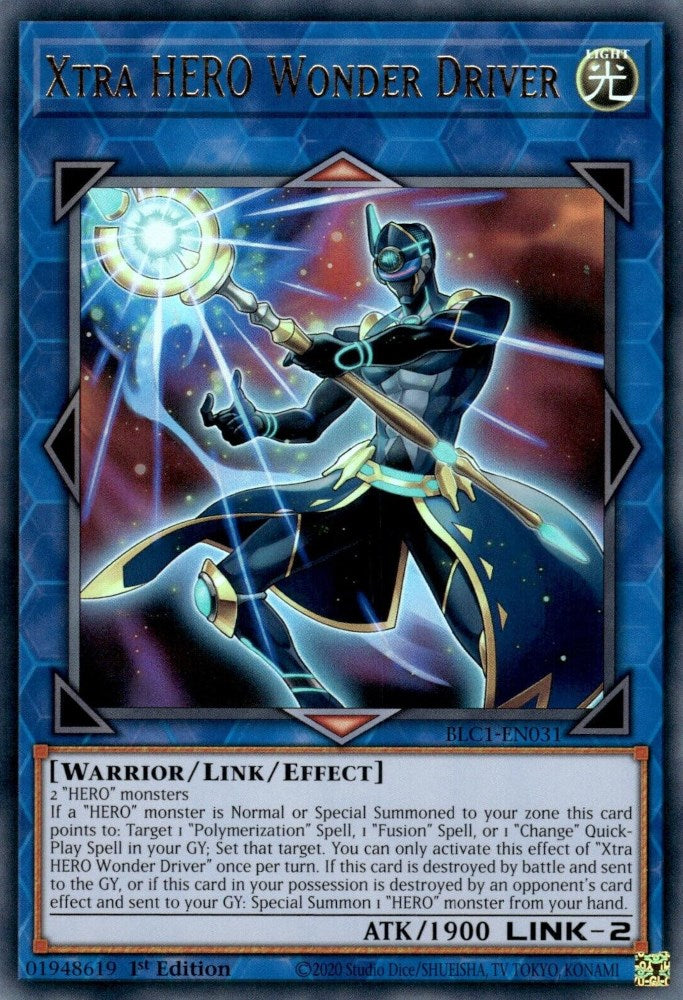 Xtra HERO Wonder Driver [BLC1-EN031] Ultra Rare