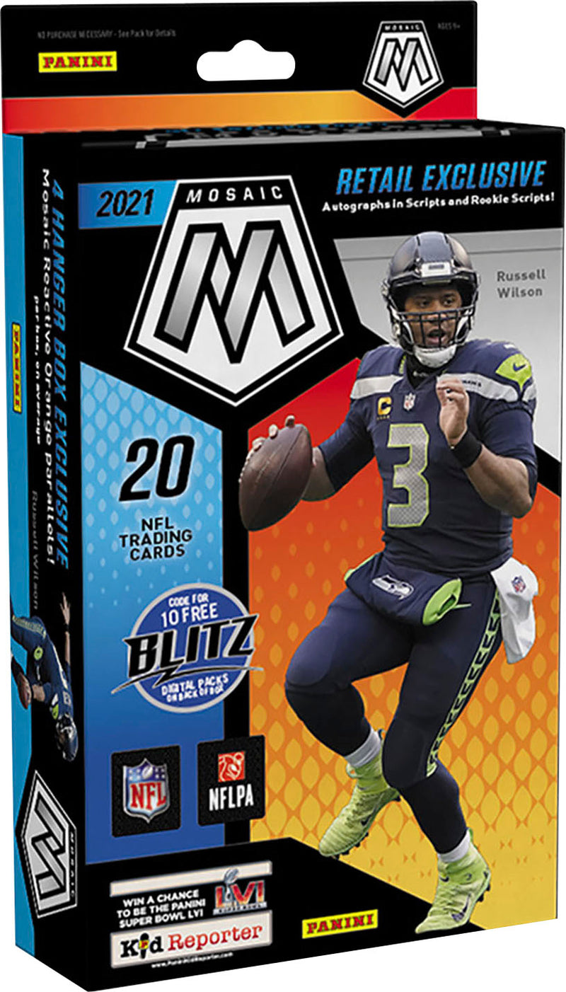 2021 NFL Mosaic Football Hanger Box