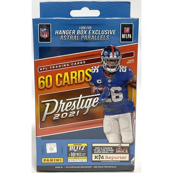 2021 Panini Prestige Football Hanger Box (Astral Parallels)