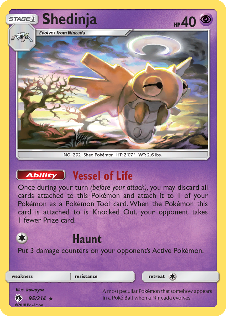 Shedinja (95/214) [Sun & Moon: Lost Thunder]