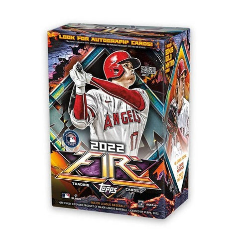 2022 Topps Fire Baseball Blaster Box Factory