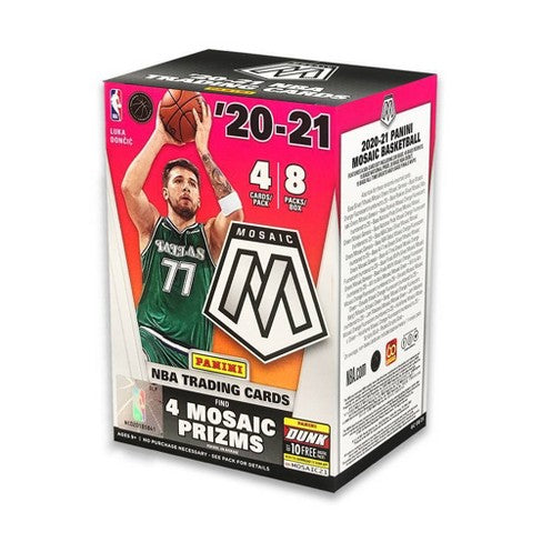 2021 Panini Nba Mosaic Basketball Trading Card Blaster Pack