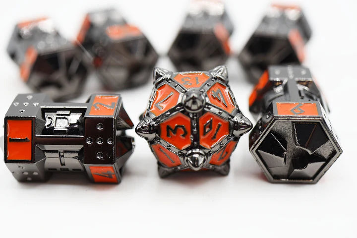 Dice 51: Moonlit Mars CCG Metal Dice