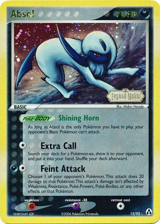 Absol (15/92) (Stamped) [EX: Legend Maker]