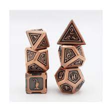 Alchemist's Metals RPG Dice Set: Copper