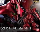 Bandai 1/144 Scale RG(29) MSN-04 Sazabi Char's Mobile Suit Gundam Model Kit