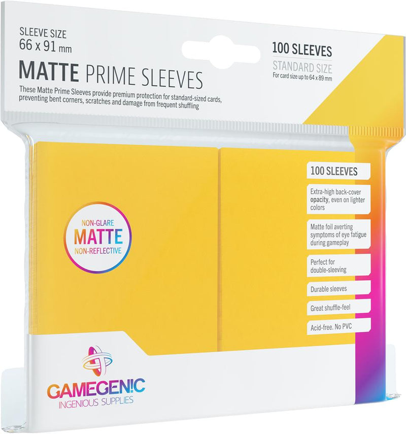 MATTE Prime Sleeves: Yellow