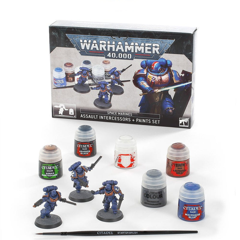 Assault Intercessors + Paints Set
