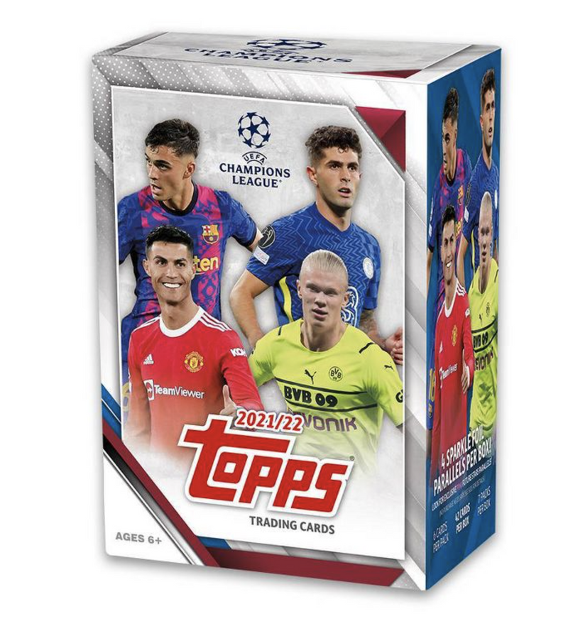 2021-22 TOPPS UEFA CHAMPIONS LEAGUE SOCCER BLASTER BOX