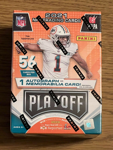 2021 PANINI PLAYOFF FOOTBALL BLASTER BOX (KICKOFF PARALLELS!)